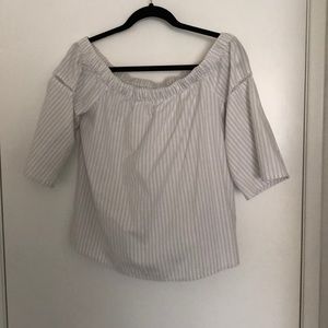 off the shoulder shirt